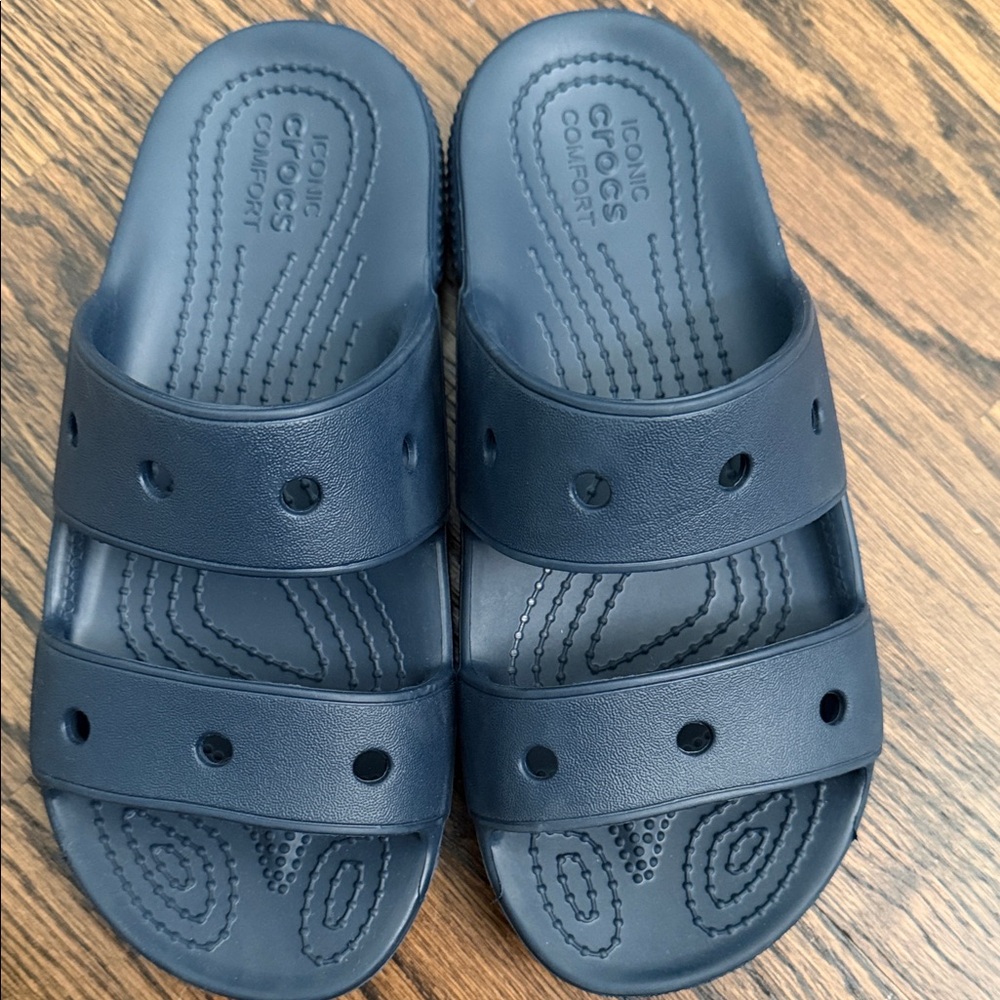 CROCS Dark Blue Slide Sandals